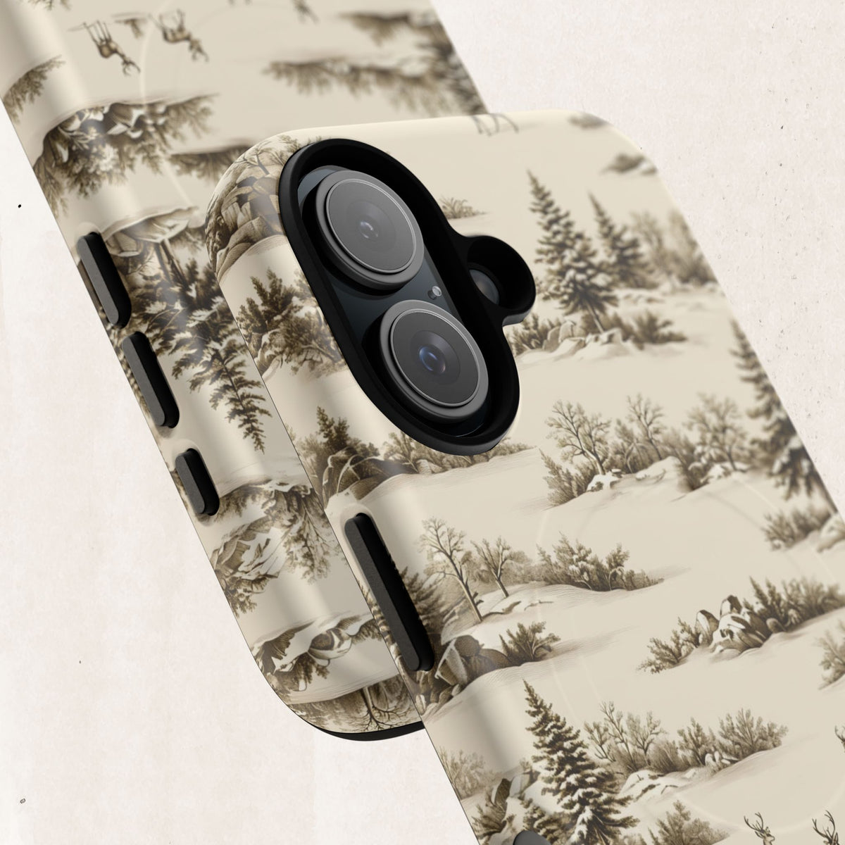 Deer & Pine Woodland Tough Magnetic Phone Case