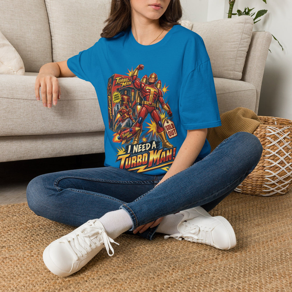 Turbo Man Graphic Tee - Jingle All The Way