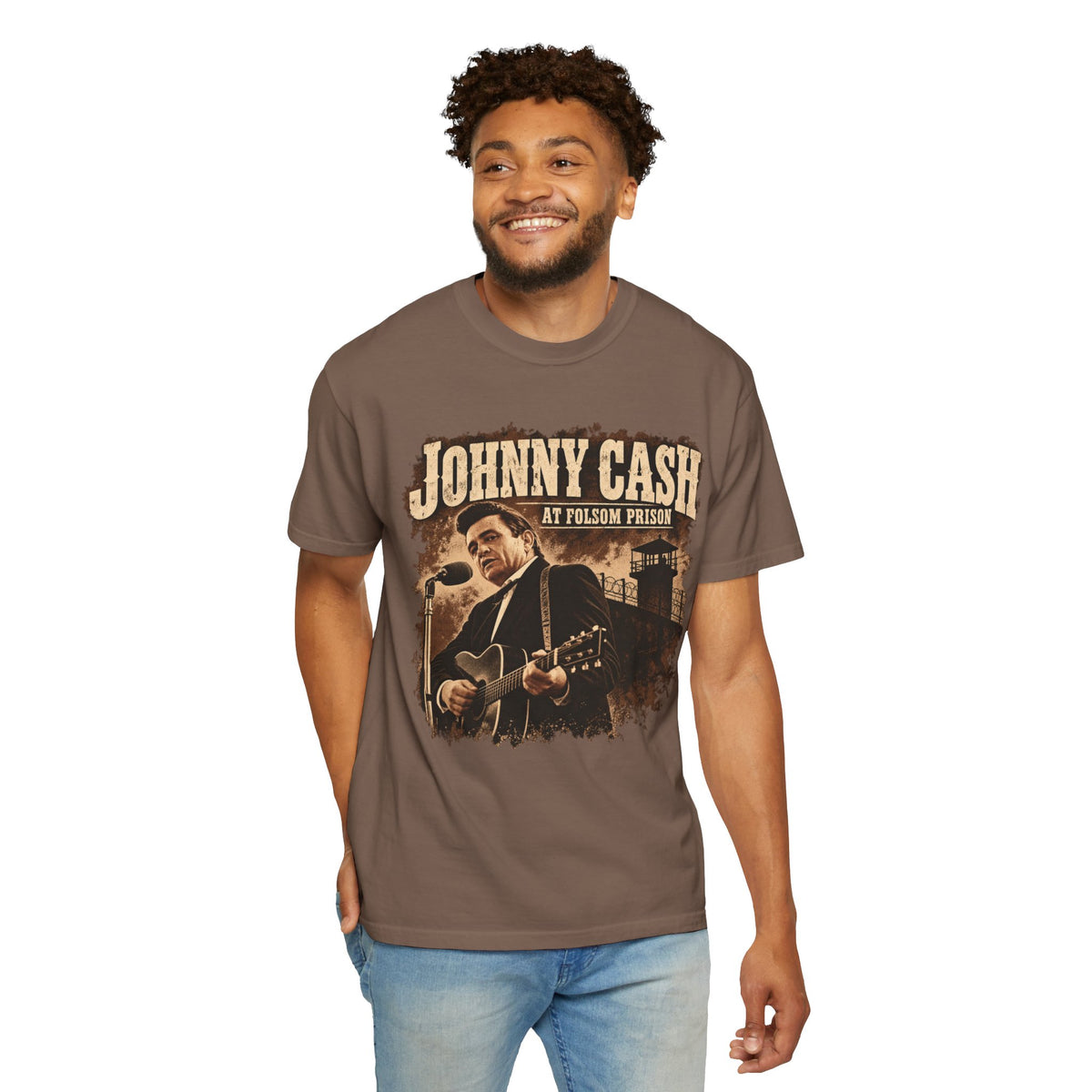 Johnny Cash 'At Folsom Prison' Vintage Graphic Tee