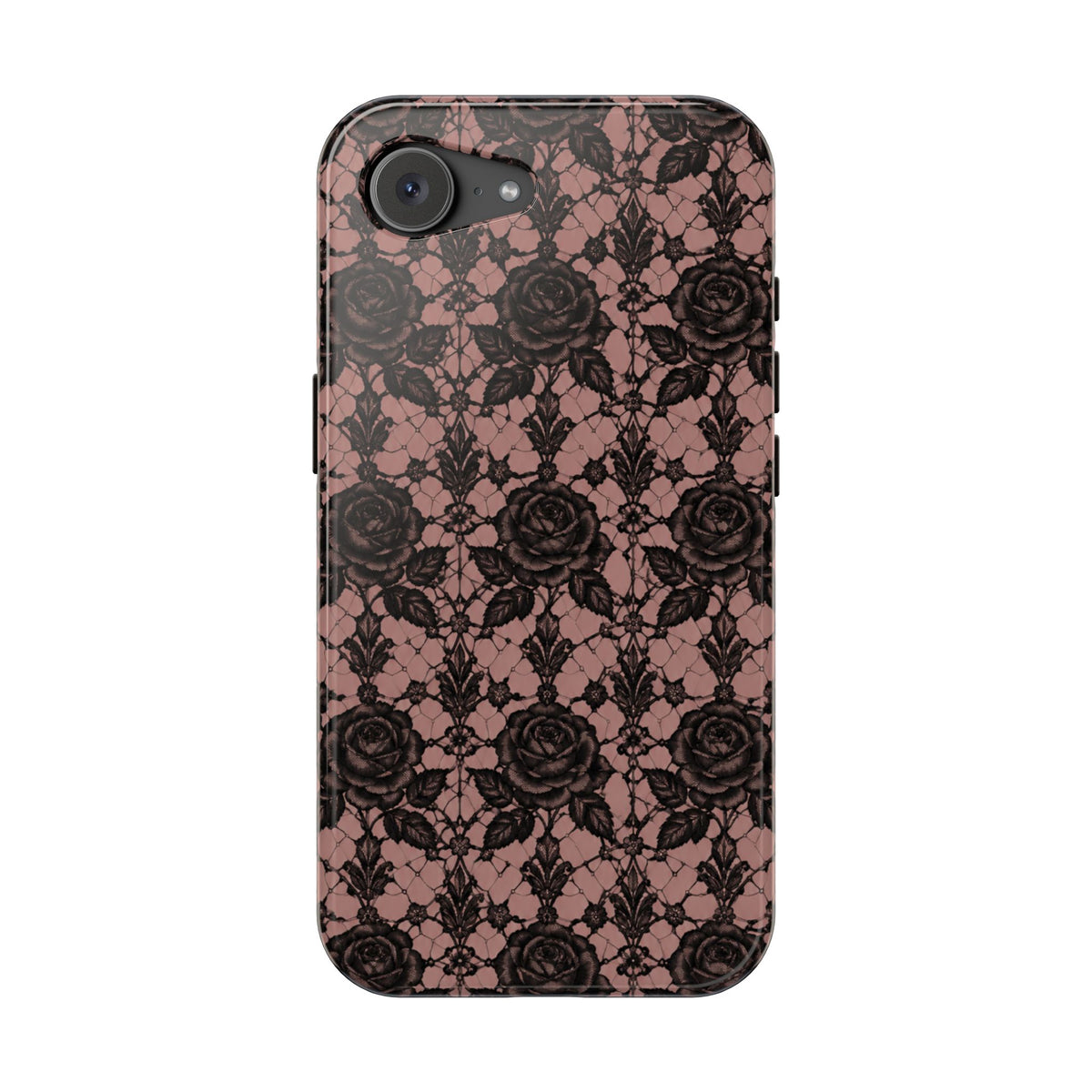 Vintage Black Rose Phone Case, alternate view