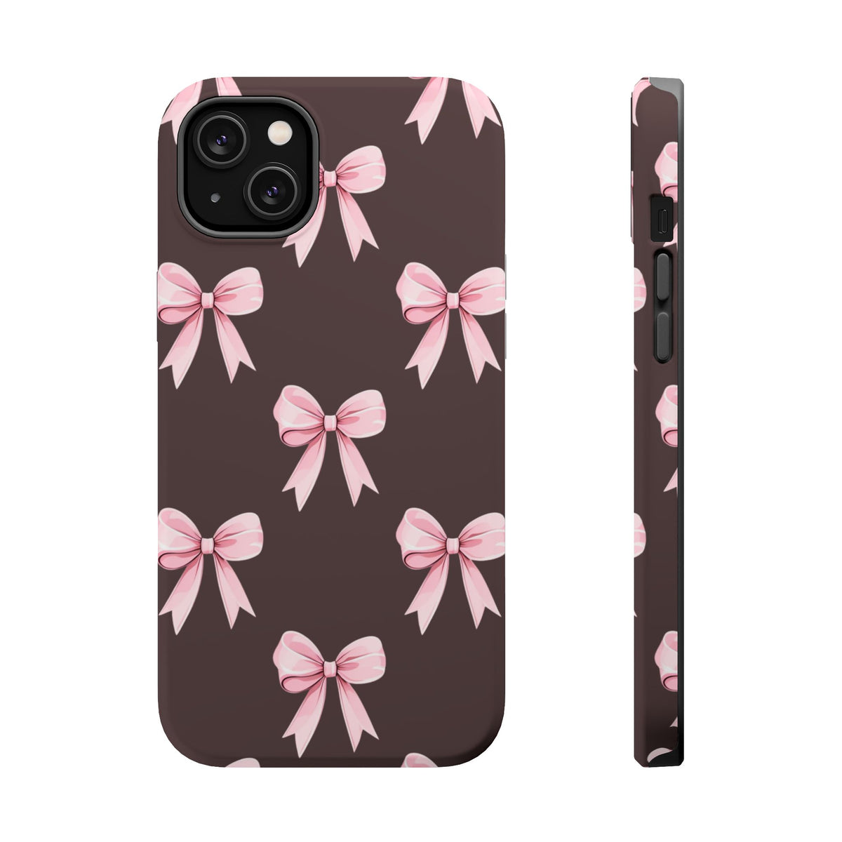 Pink Ribbon Bow Magnetic Phone Case, alternate view