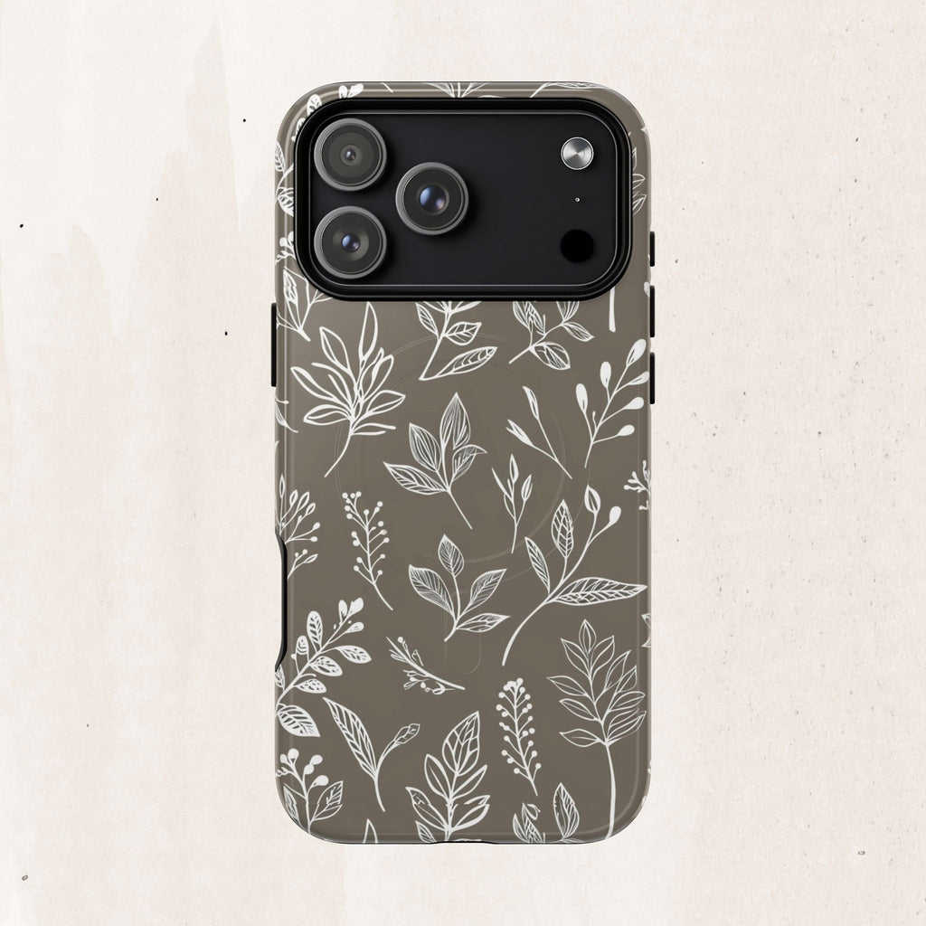 Botanical Leaf Tough Magnetic Phone Case