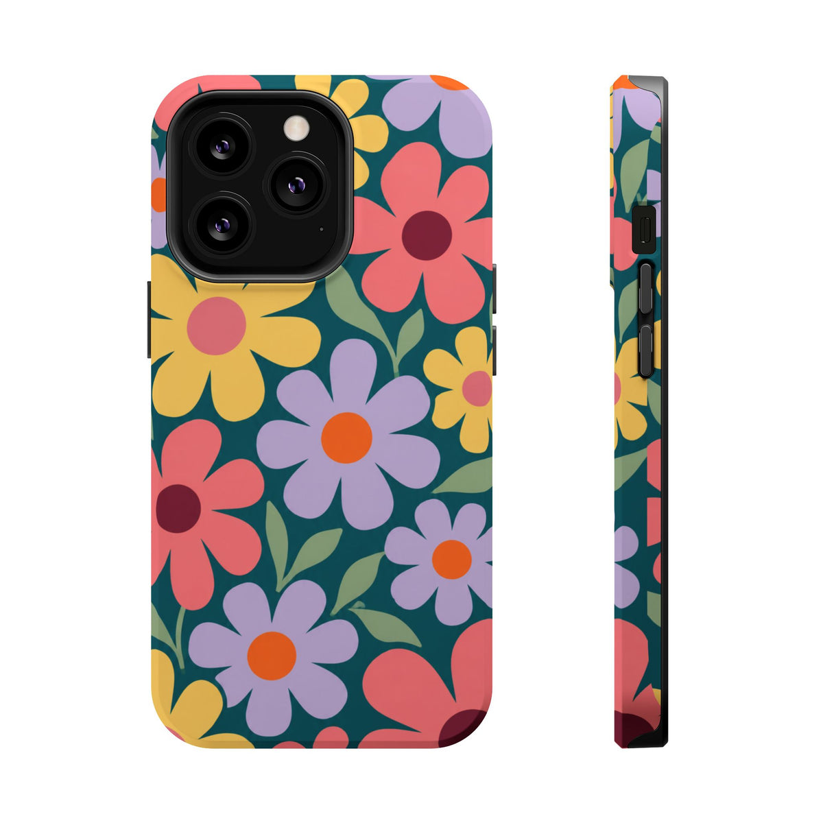 Retro Floral Phone Case, alternate view