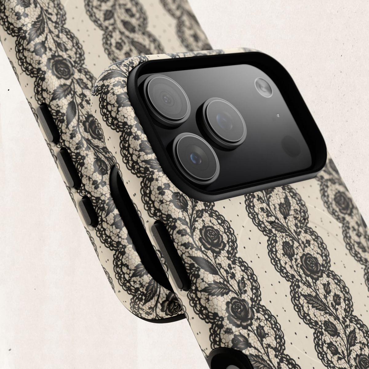 Lace Stripes Magnetic Phone Case