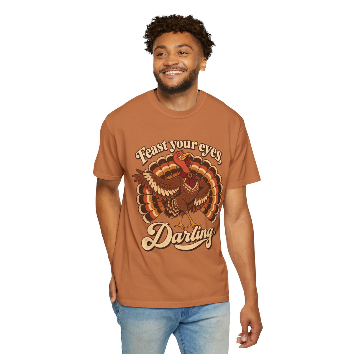 Thanksgiving 'Feast Your Eyes, Darling' Turkey Tee