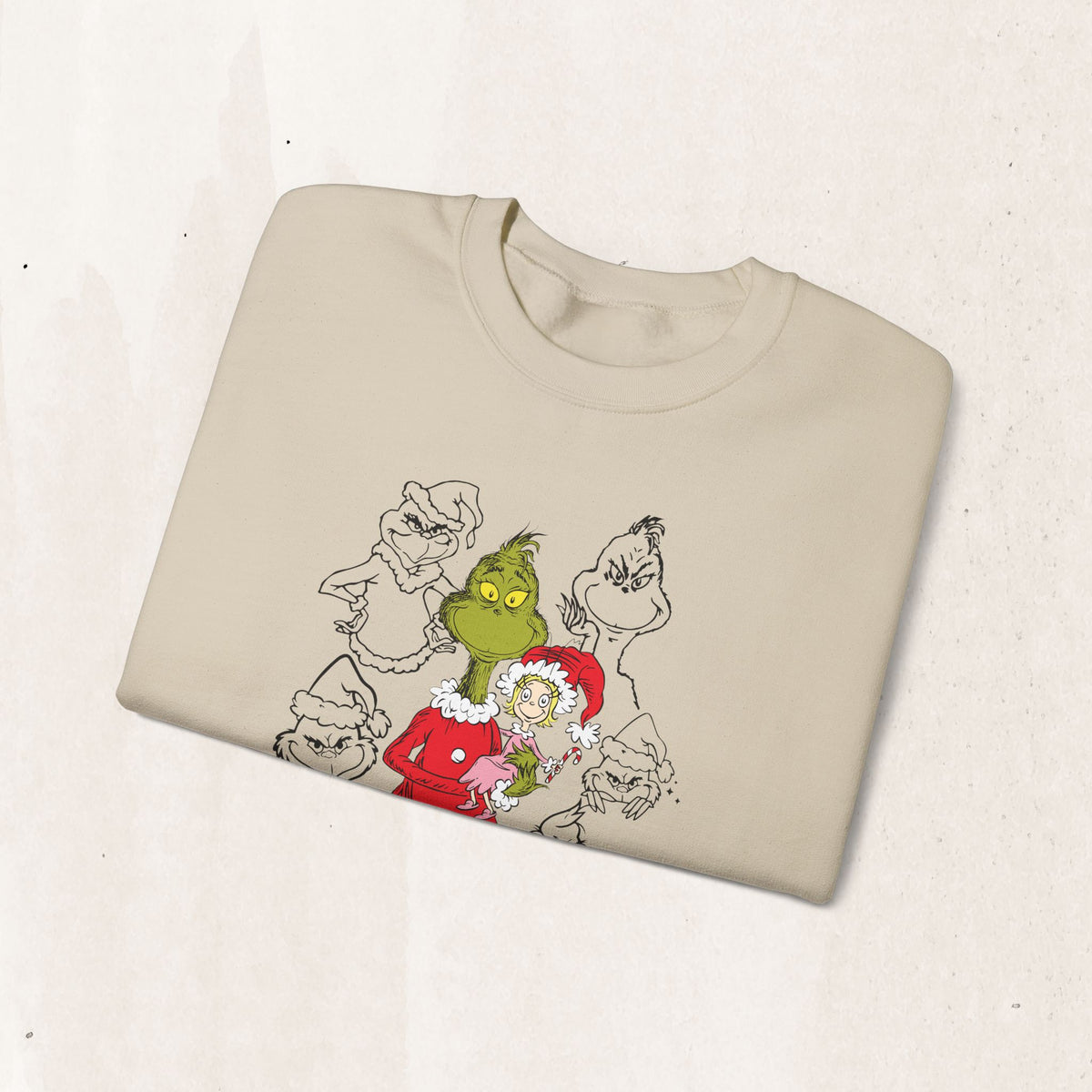 The Grinch Christmas Sweatshirt, Funny Grinch Crewneck