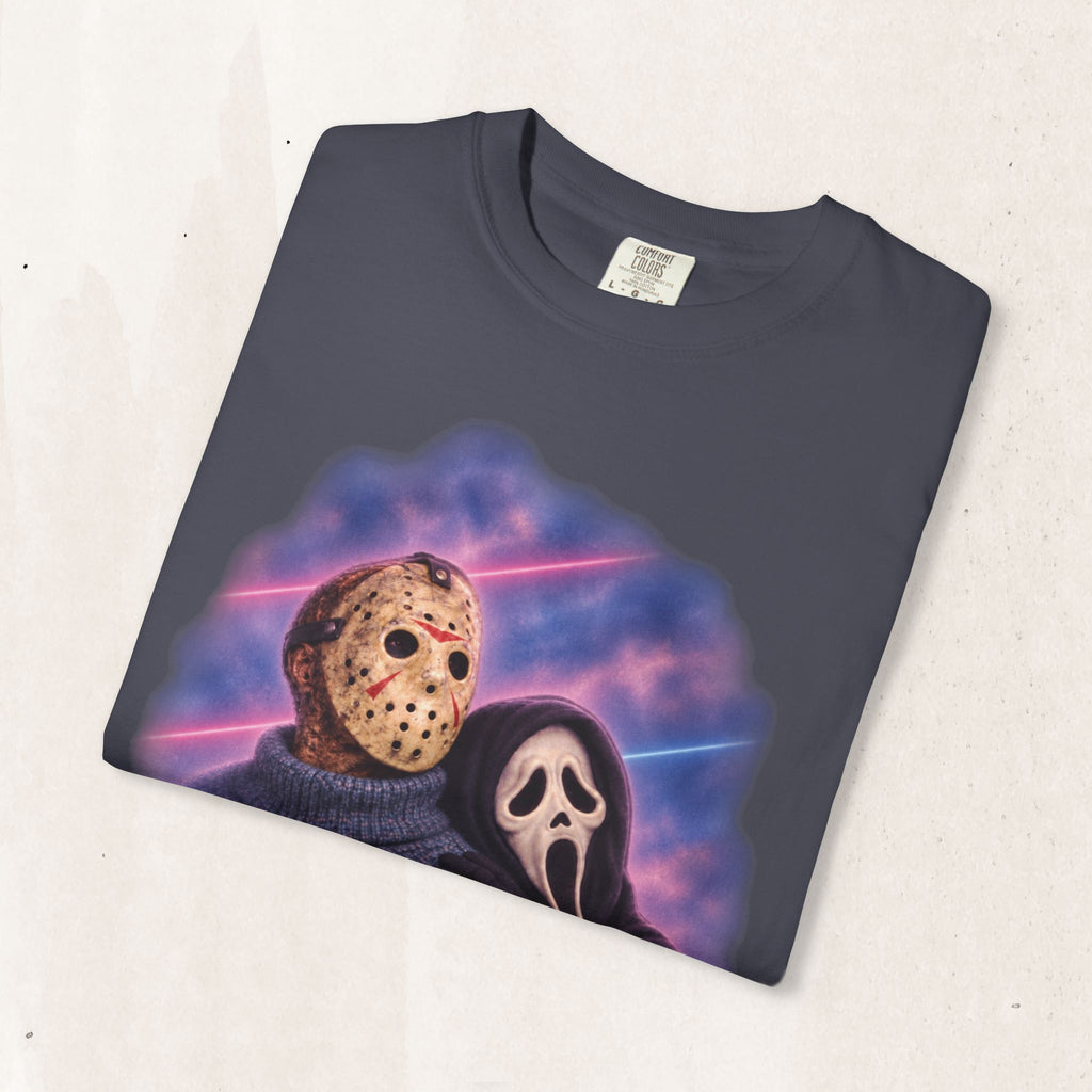 Jason Vorhees & Ghostface 80's Portrait Tee