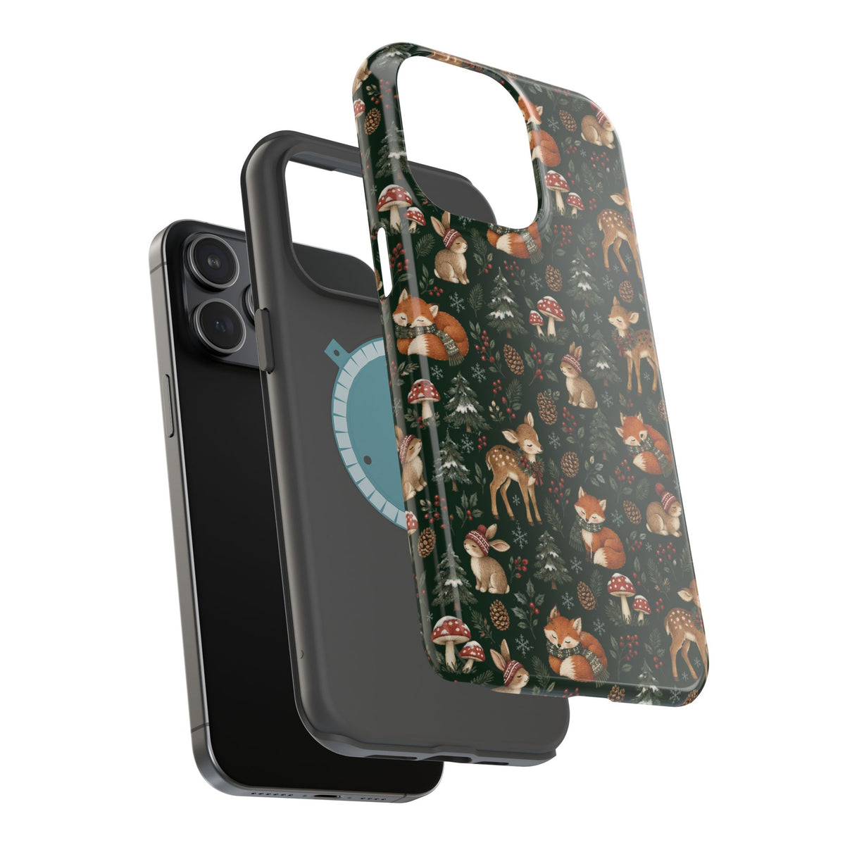 Woodland Fox & Deer MagSafe Phone Case, alternate view