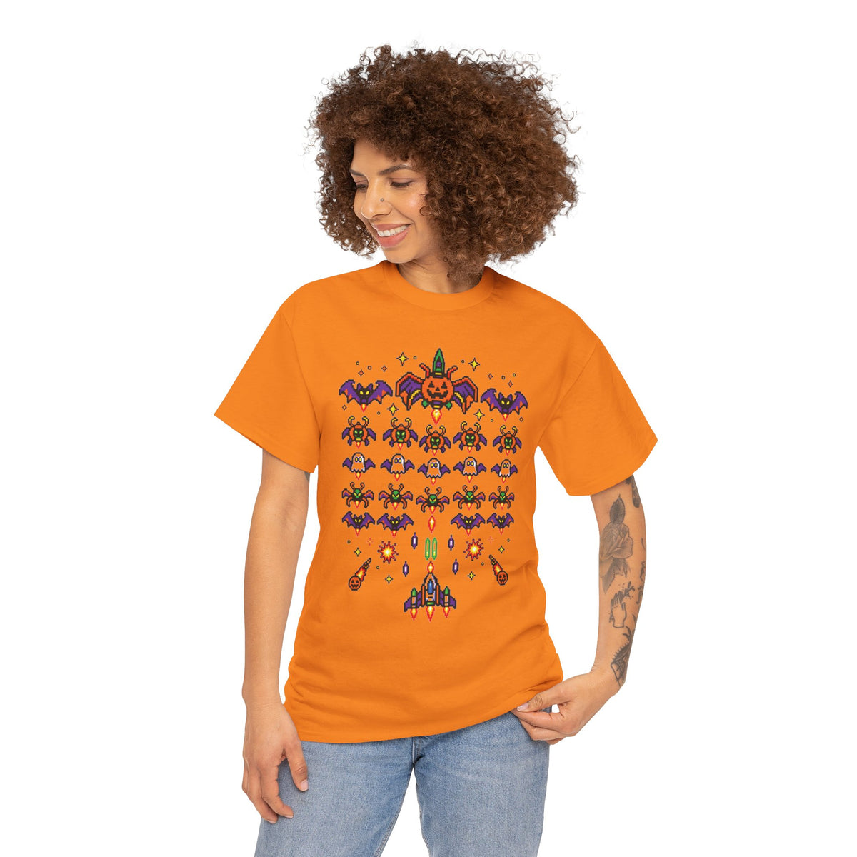 Halloween Galaga Graphic Tee