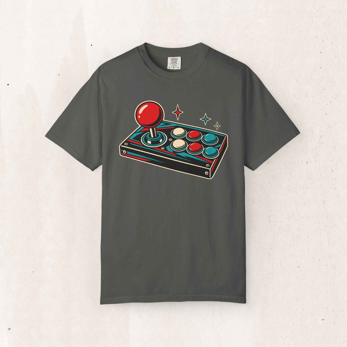 Retro Gaming Controller Graphic Tee – Pepper