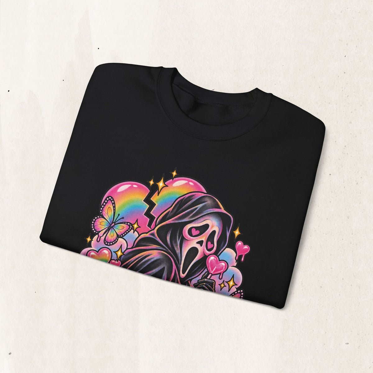 Ghostface Rainbow Crewneck Sweatshirt