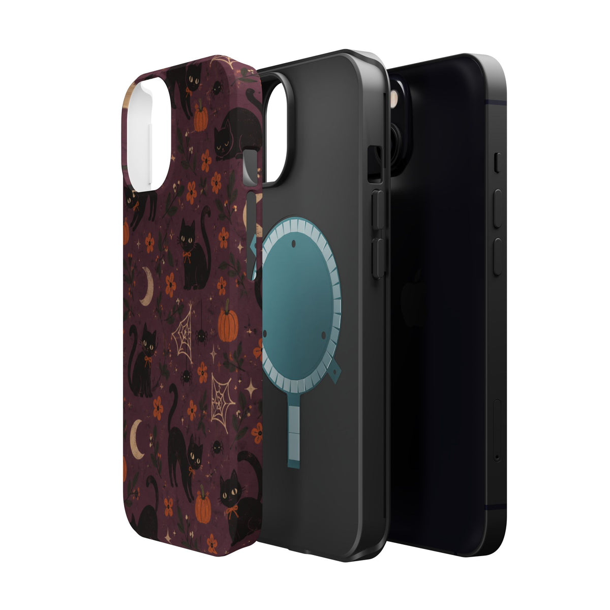 Halloween Black Cat MagSafe Phone Case, alternate view