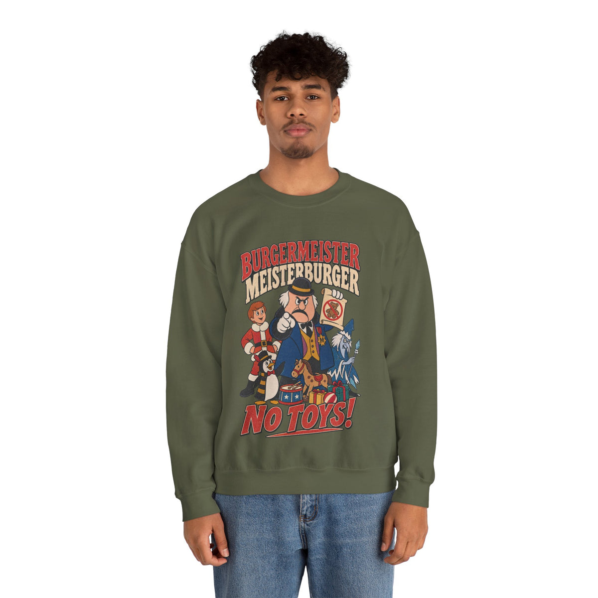 Meisterburger 'No Toys!' Crewneck Sweatshirt