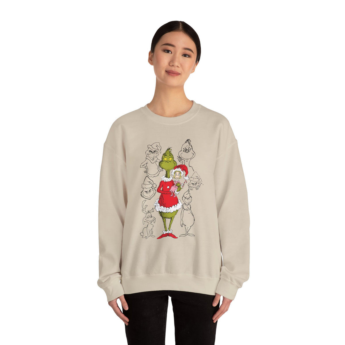 The Grinch Christmas Sweatshirt, Funny Grinch Crewneck