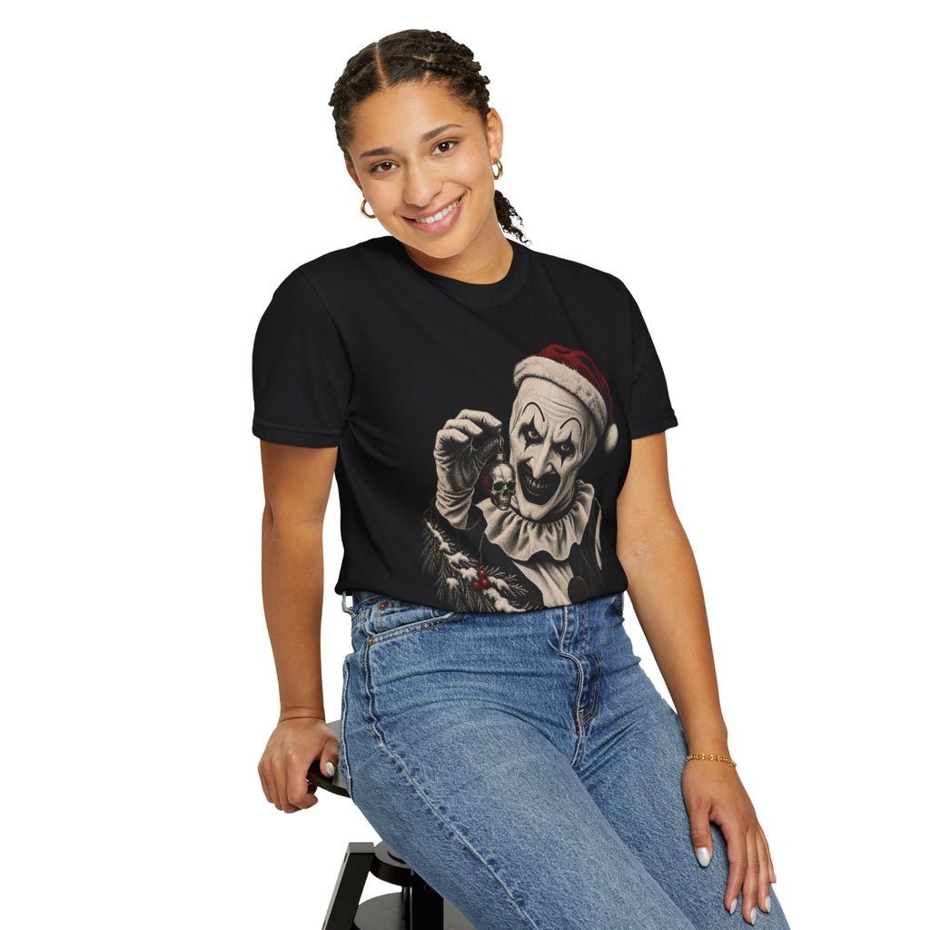 Terrifier Art The Clown Christmas Tee