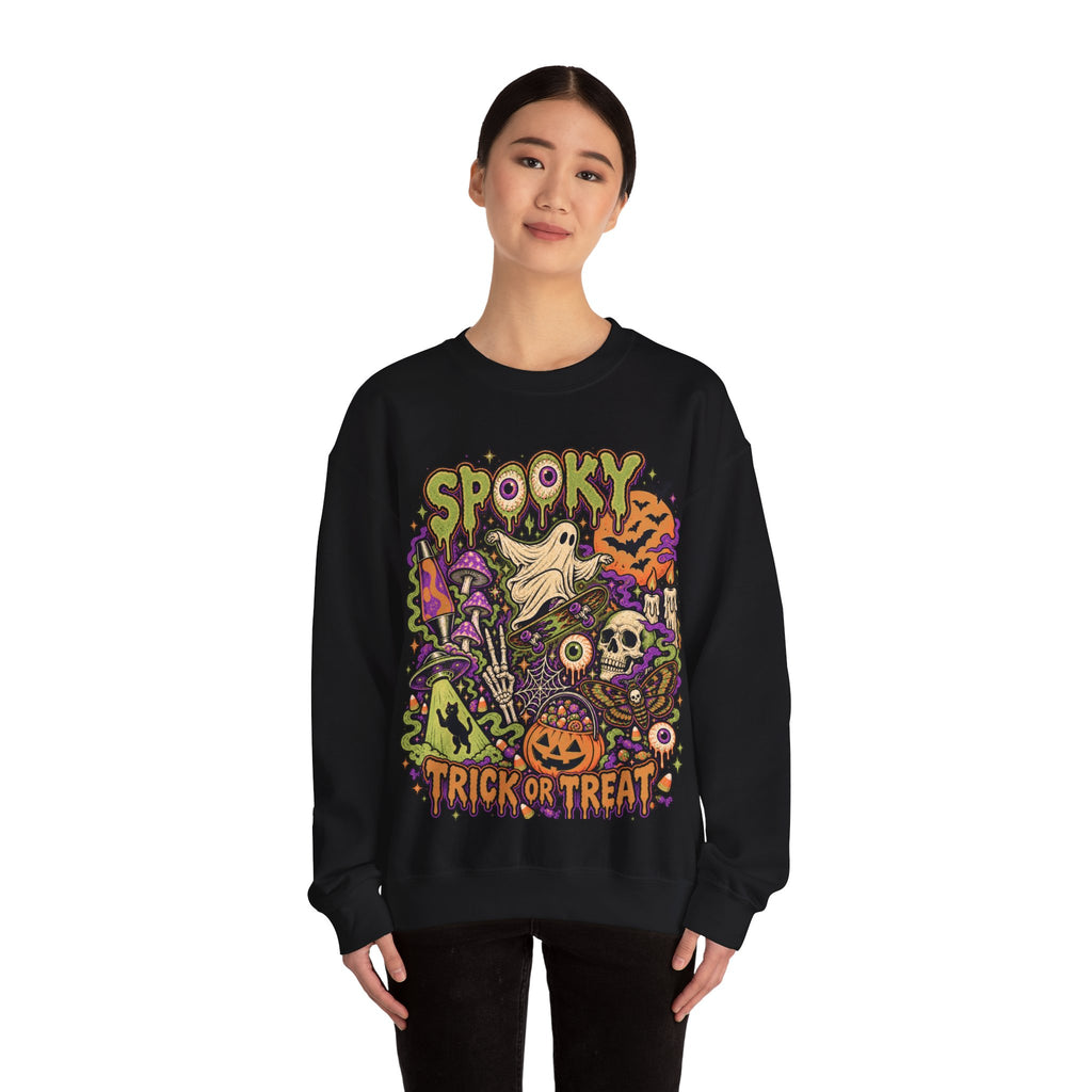 Halloween Spooky Trick or Treat Sweatshirt