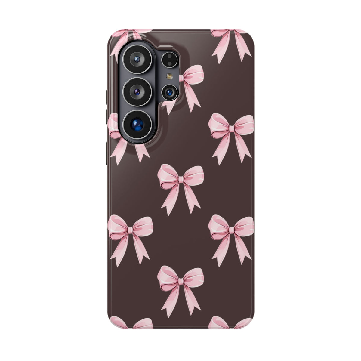 Pink Ribbon Bow Magnetic Phone Case, alternate view