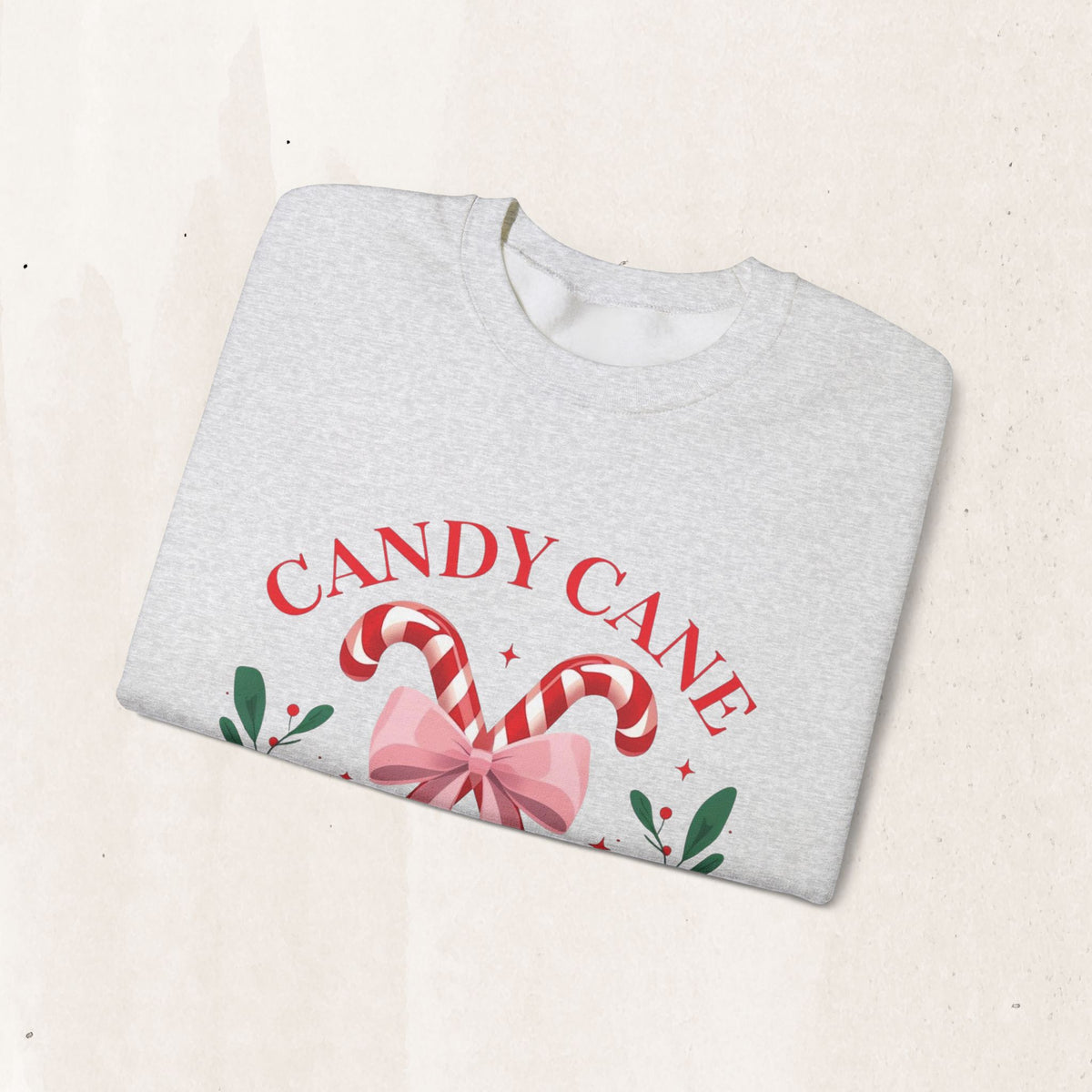 Candy Cane Christmas Club Crewneck Sweatshirt