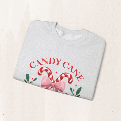 Candy Cane Christmas Club Crewneck Sweatshirt