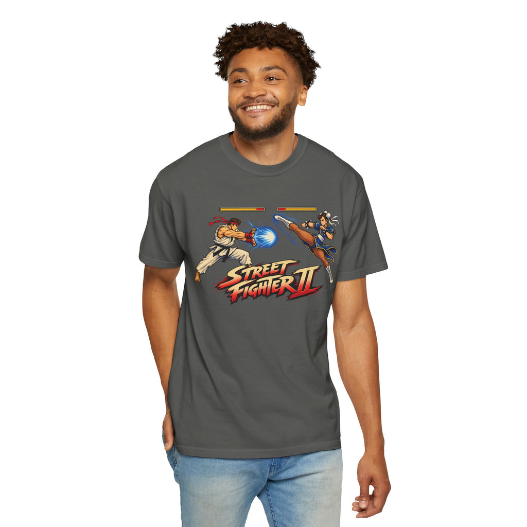 Street Fighter II Ryu vs Chun-Li Graphic Tee