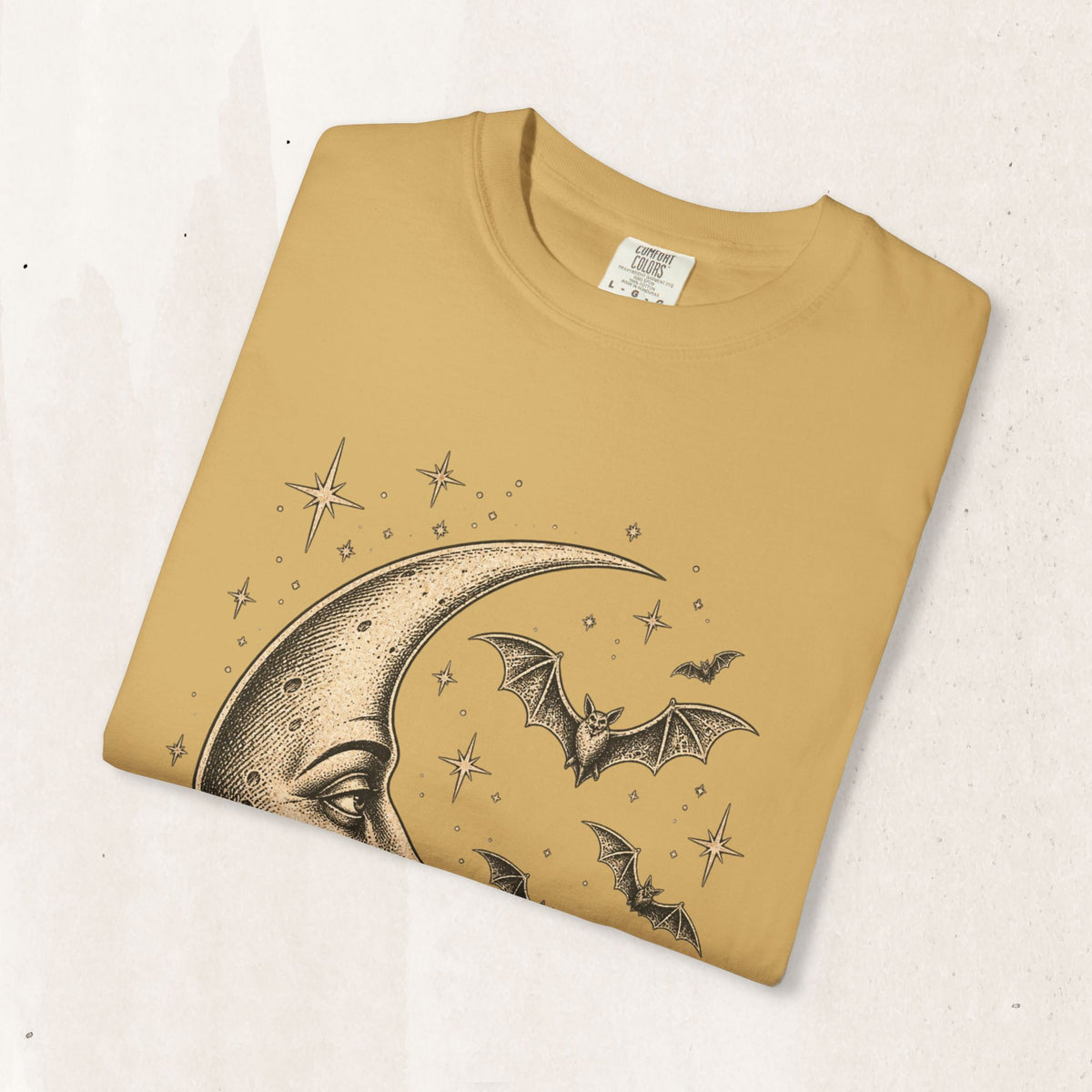 Crescent Moon & Bats Tee