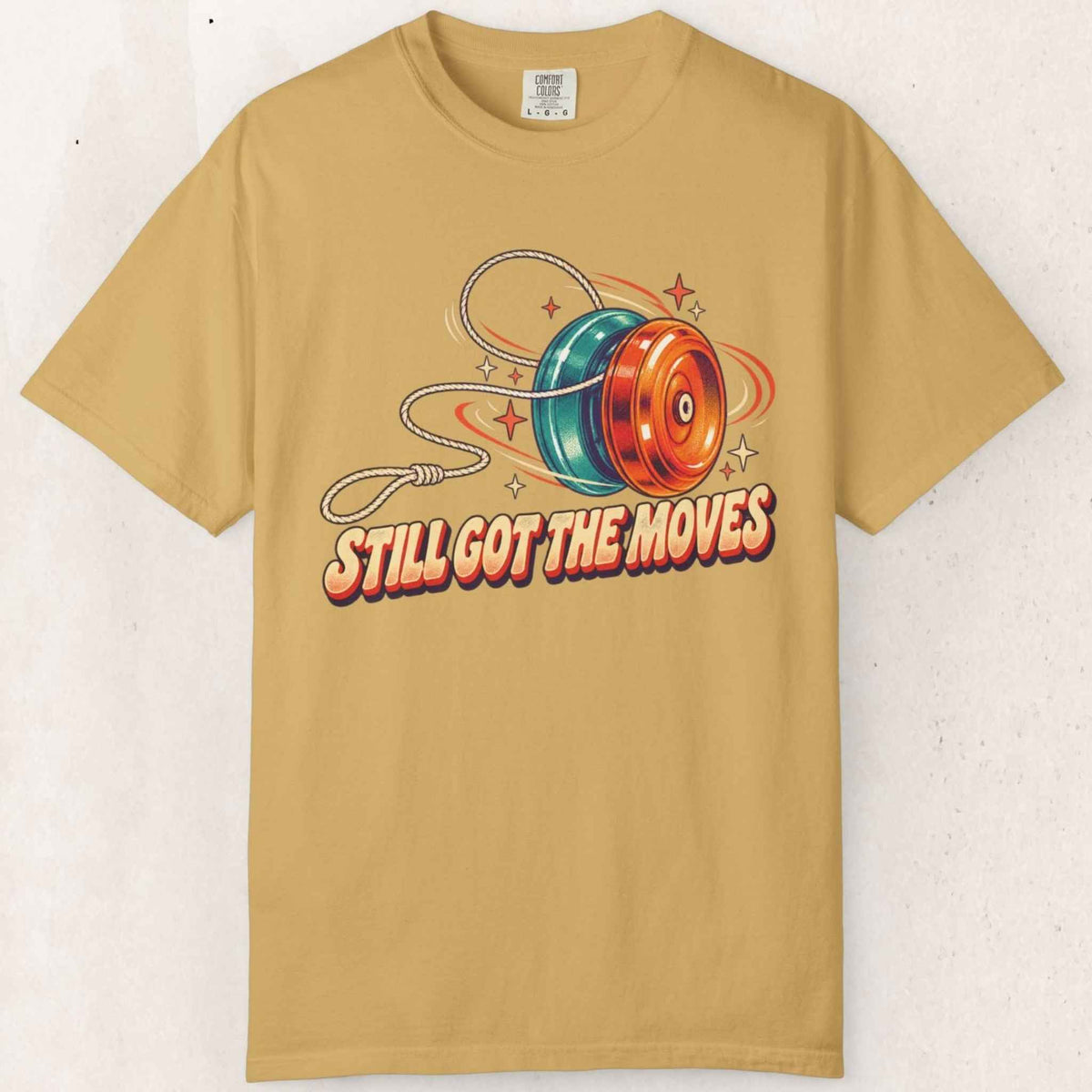 Yo-Yo 'Still Got The Moves' Tee – Mustard