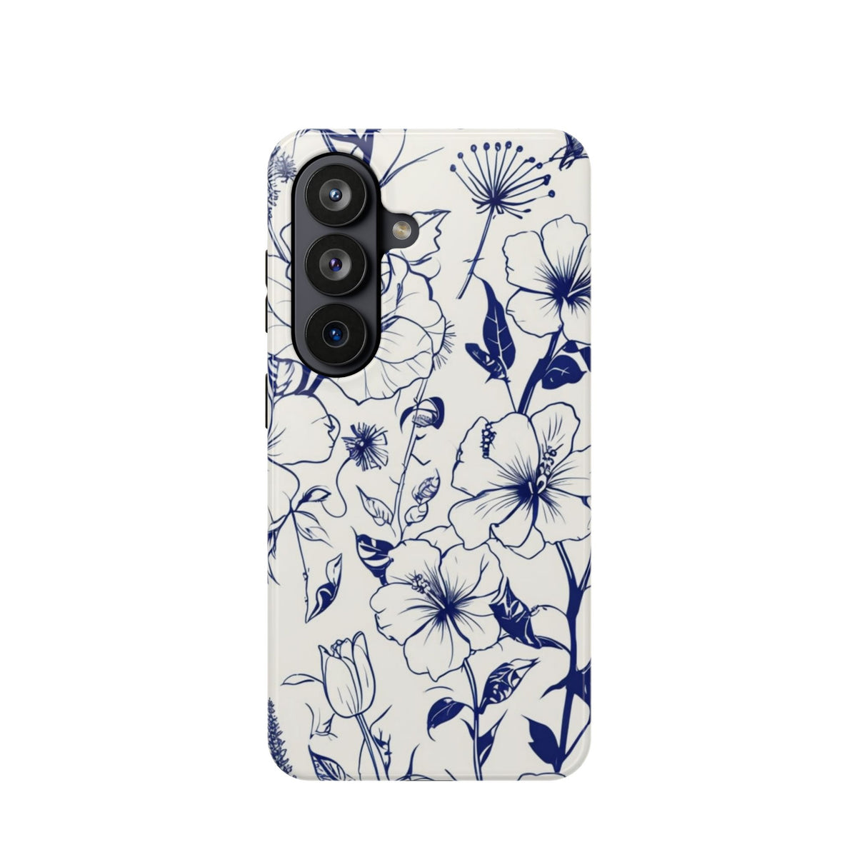 Floral Sketch Magnetic Phone Case, alternate view