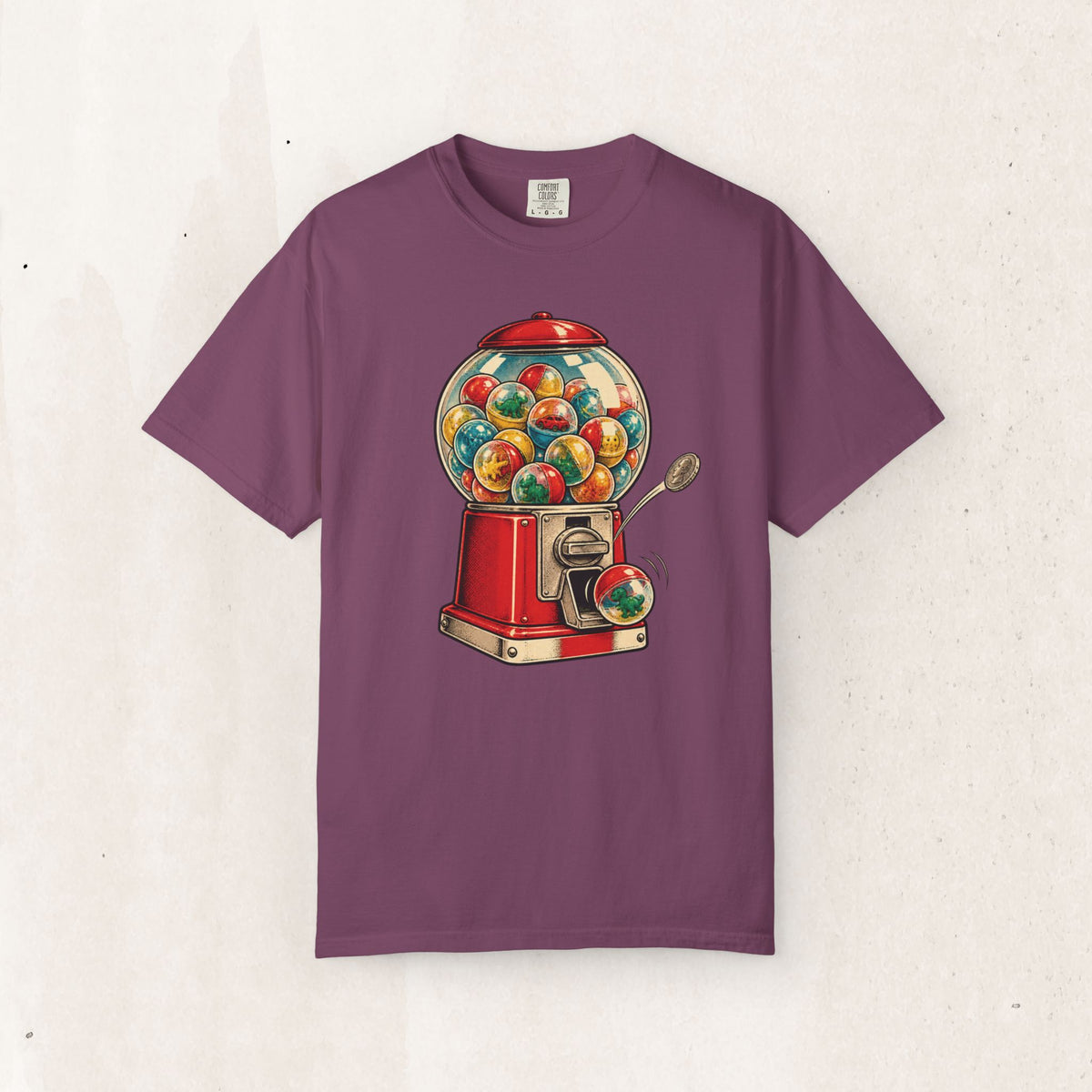 Gumball Machine Graphic Tee – Berry