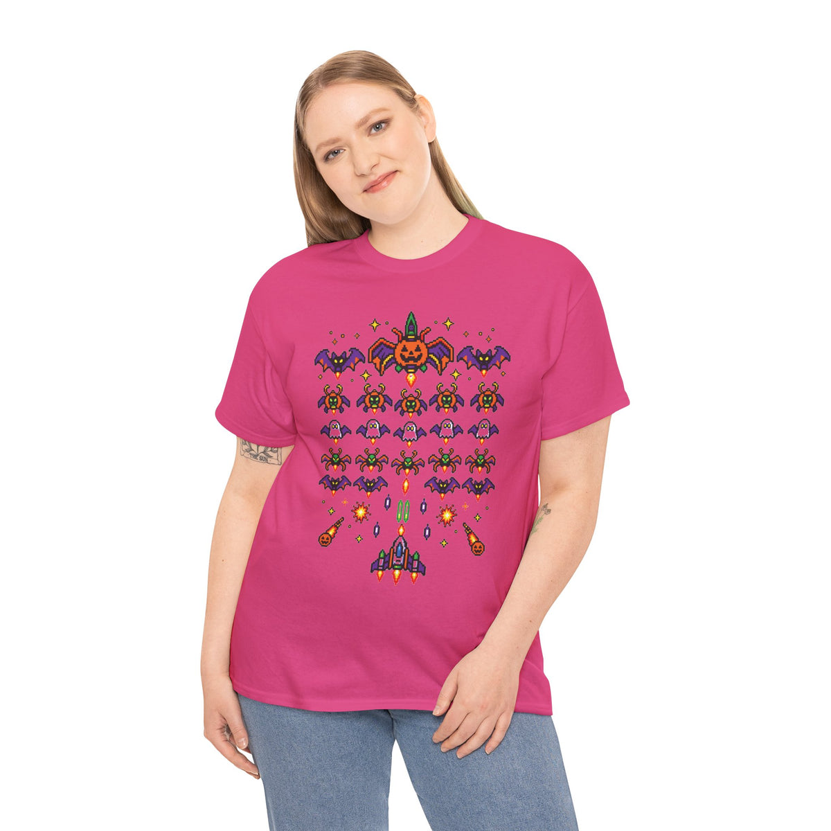 Halloween Galaga Graphic Tee