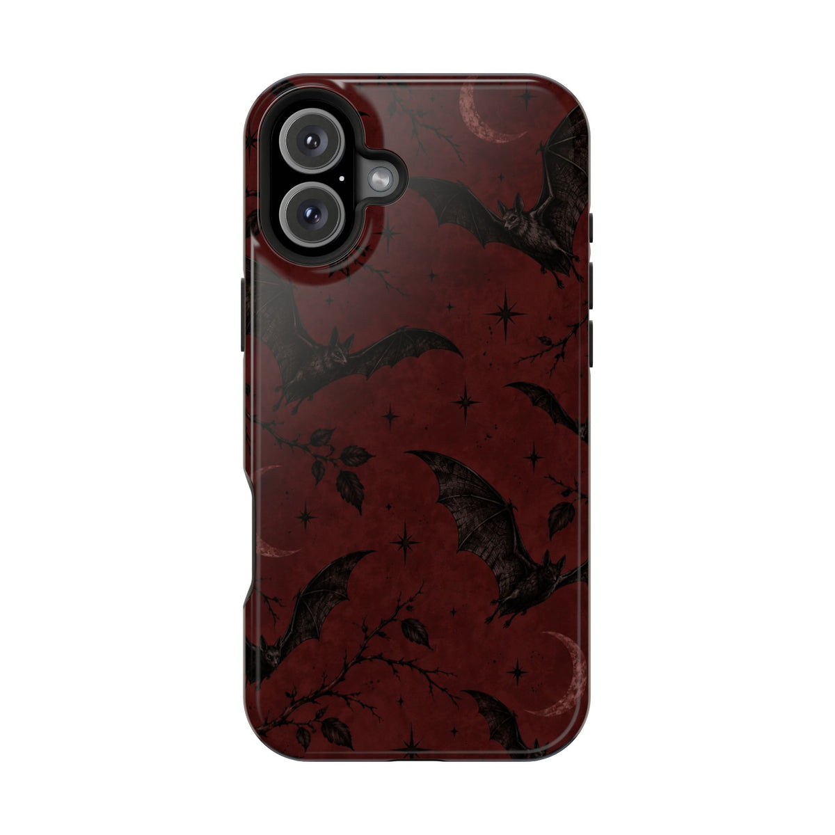 Gothic Bat Moon Magnetic Phone Case, alternate view