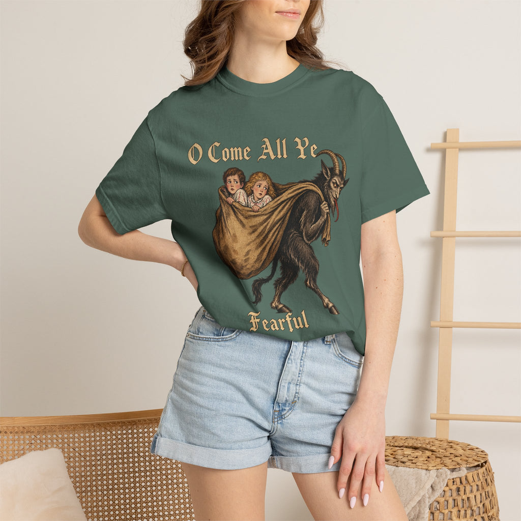 Vintage Krampus Christmas Tee Printify