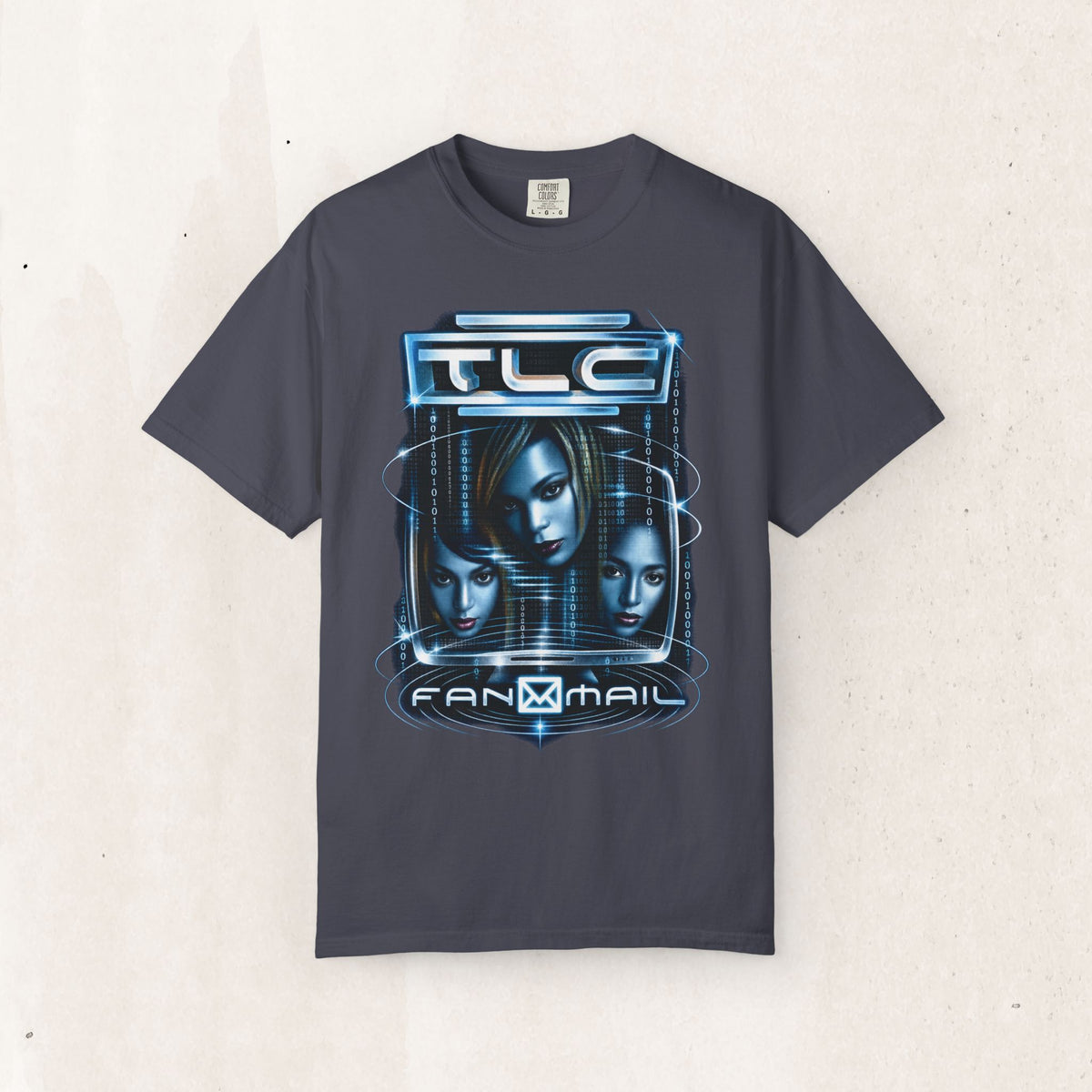 TLC Fan Mail Graphic Tee – Navy