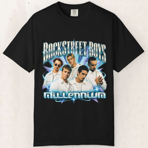Backstreet Boys 'Millennium' Pop Tour Tee – Black