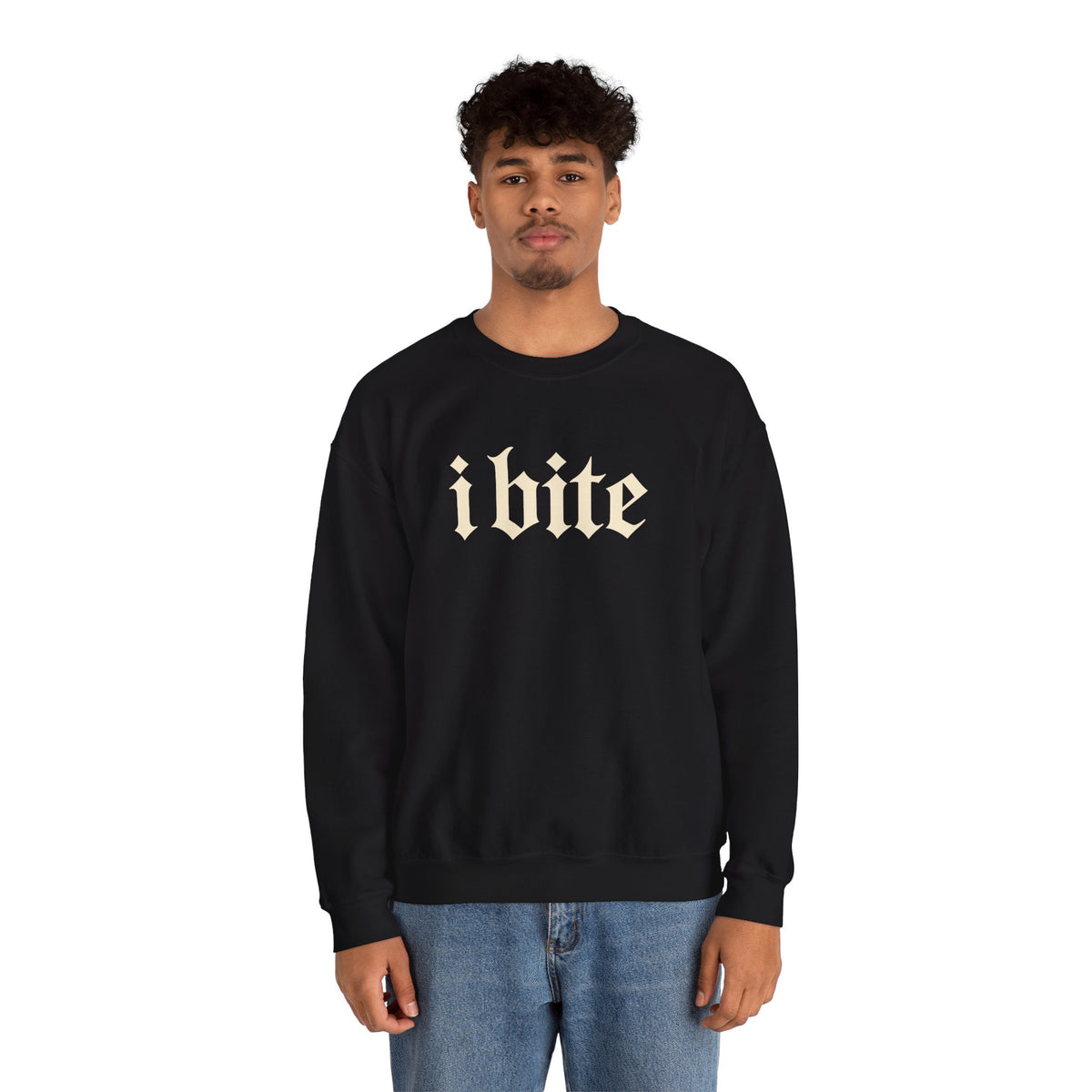I Bite Crewneck Sweatshirt