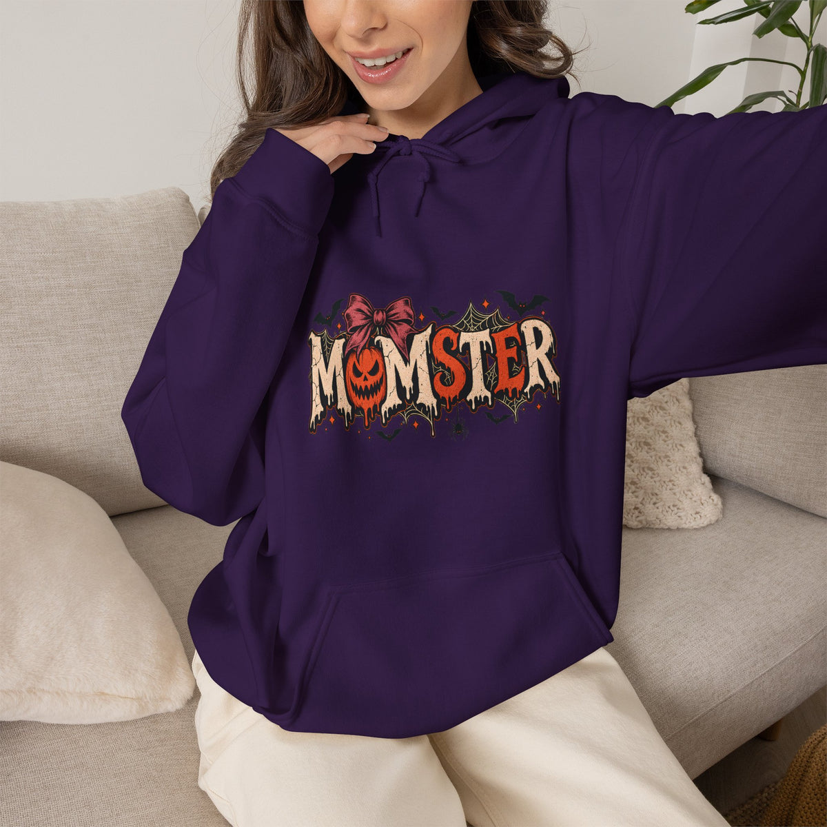 MOMster Halloween Pullover Hoodie