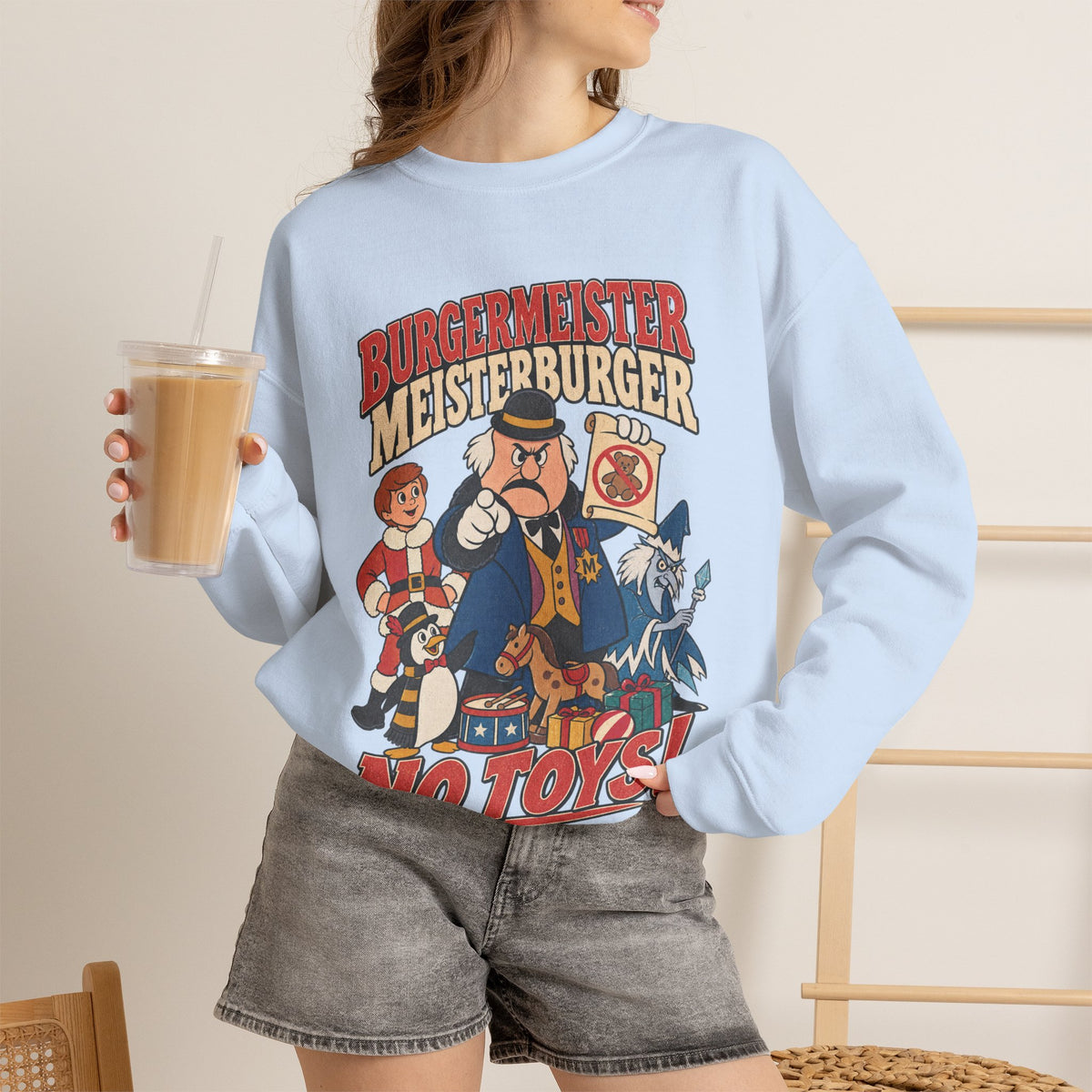 Meisterburger 'No Toys!' Crewneck Sweatshirt