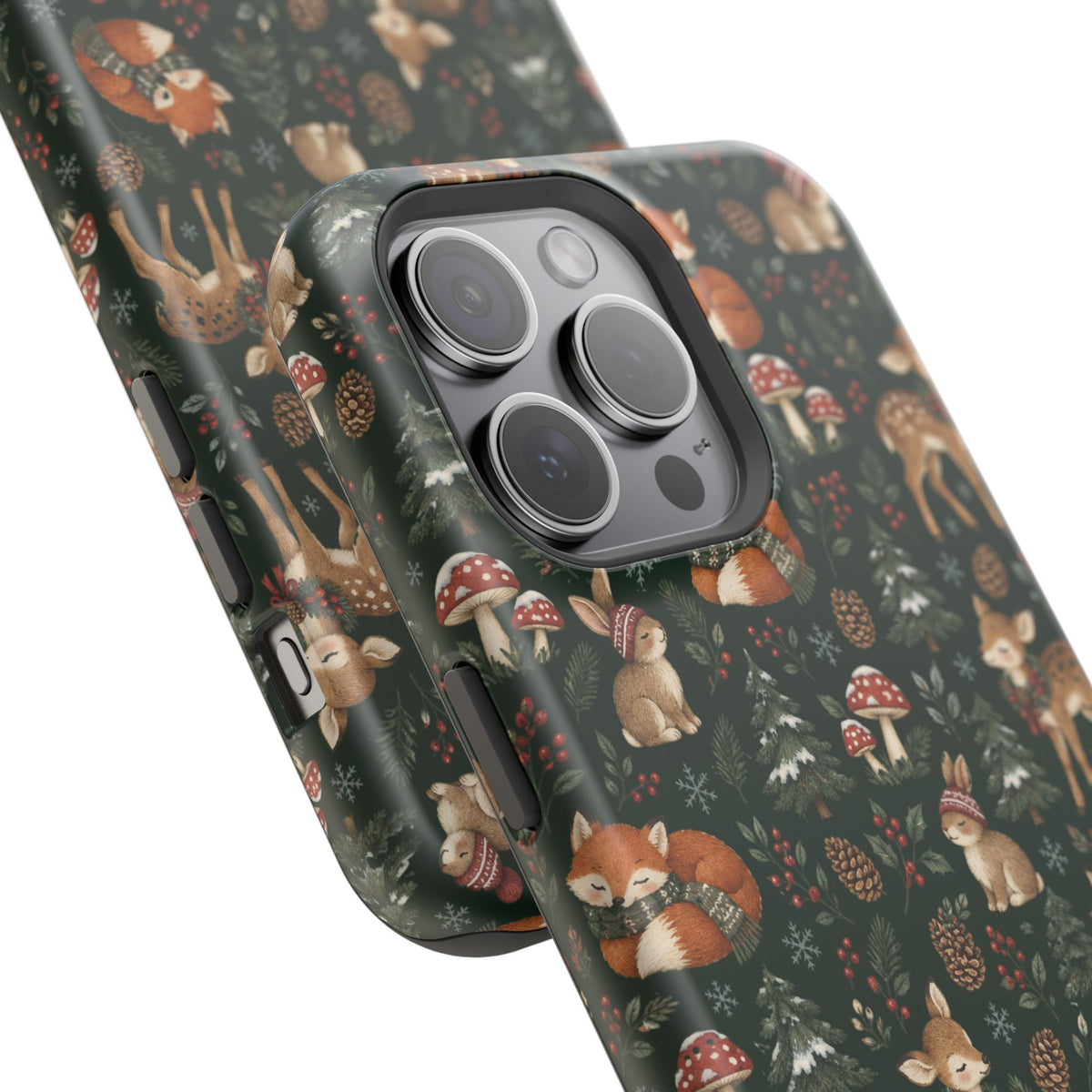 Woodland Fox & Deer MagSafe Phone Case, alternate view