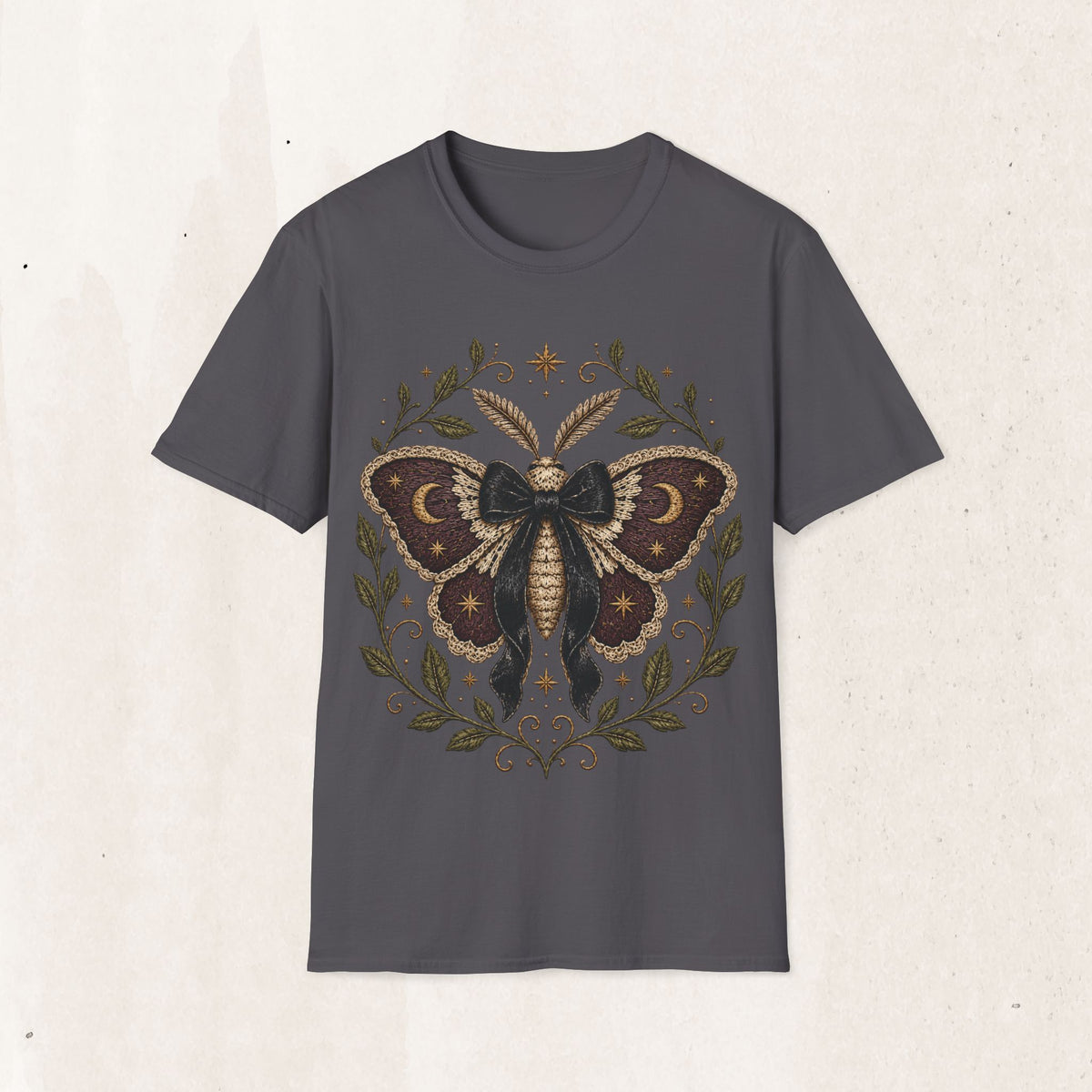 Golden Moon & Botanical Moth Tee