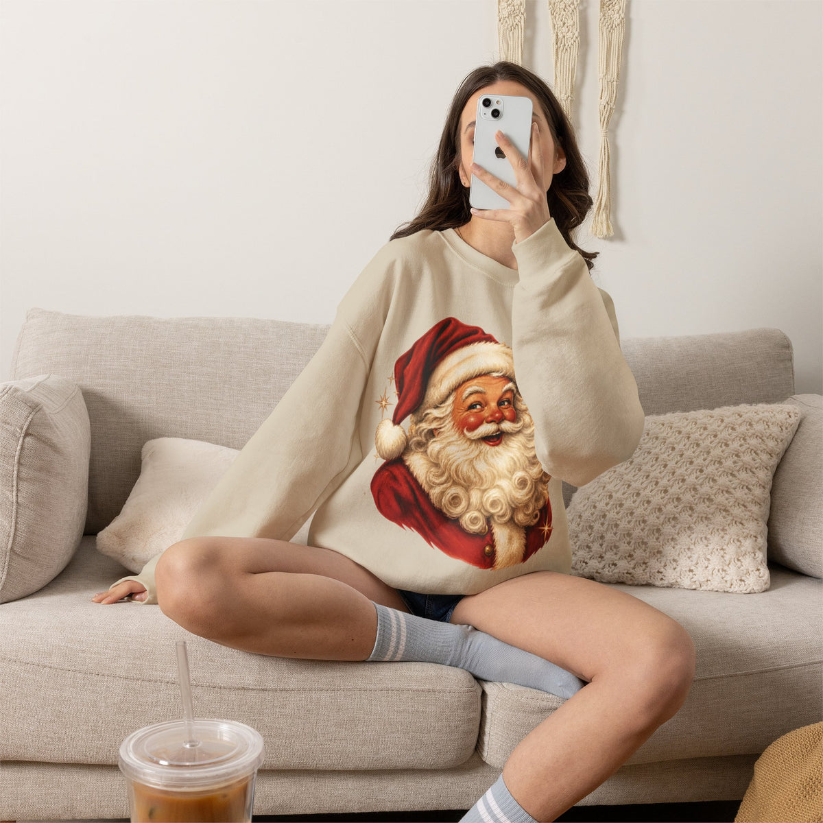 Vintage Santa Claus Crewneck Sweatshirt
