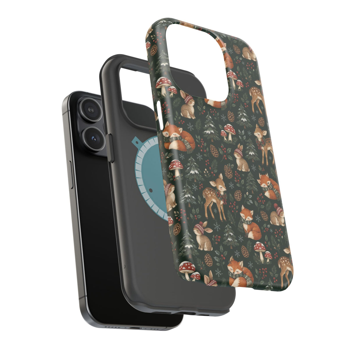 Woodland Fox & Deer MagSafe Phone Case, alternate view