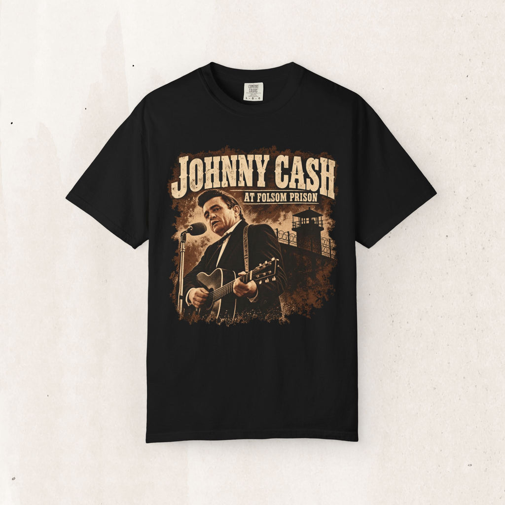 Johnny Cash 'At Folsom Prison' Vintage Graphic Tee