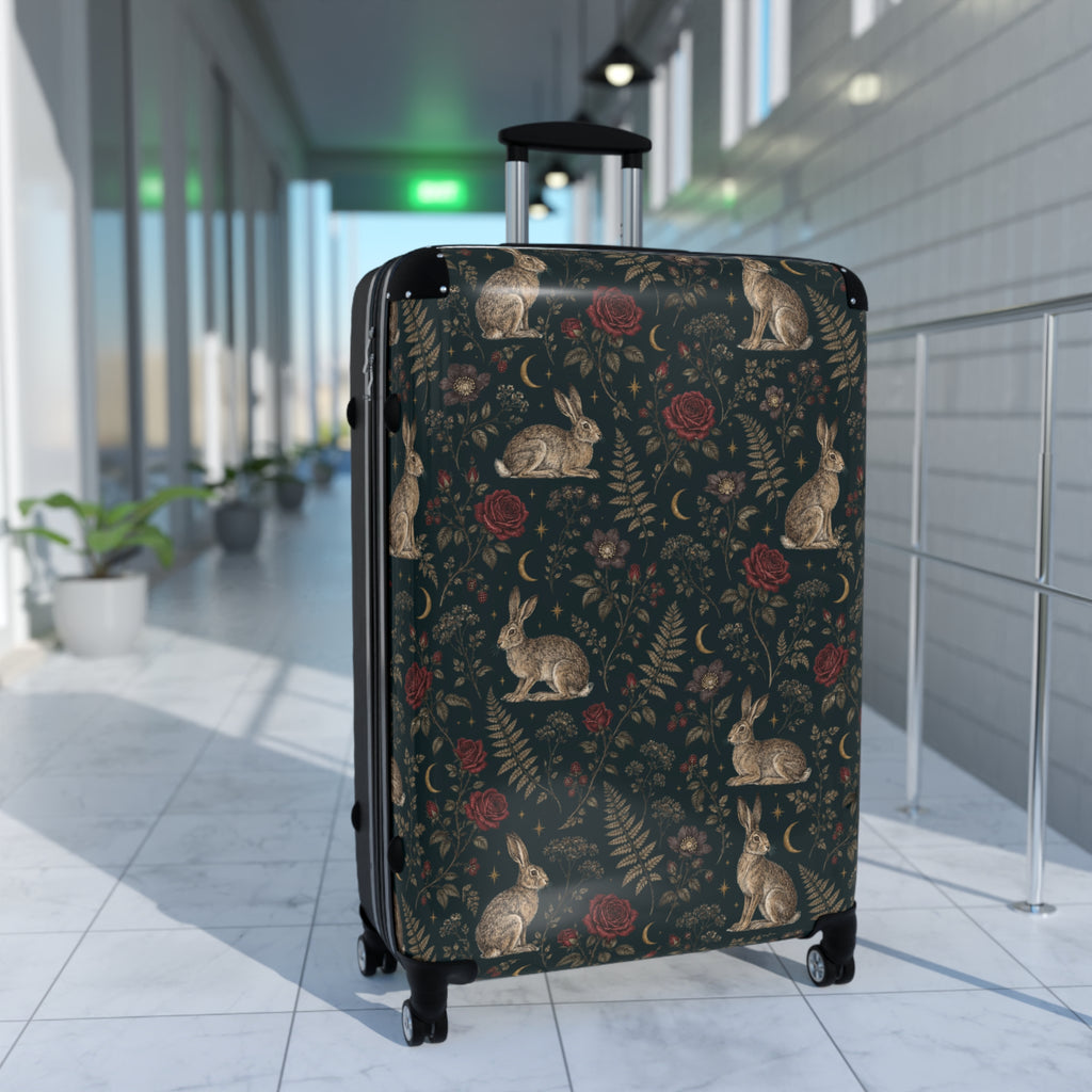 Vintage Rabbit & Rose Luggage