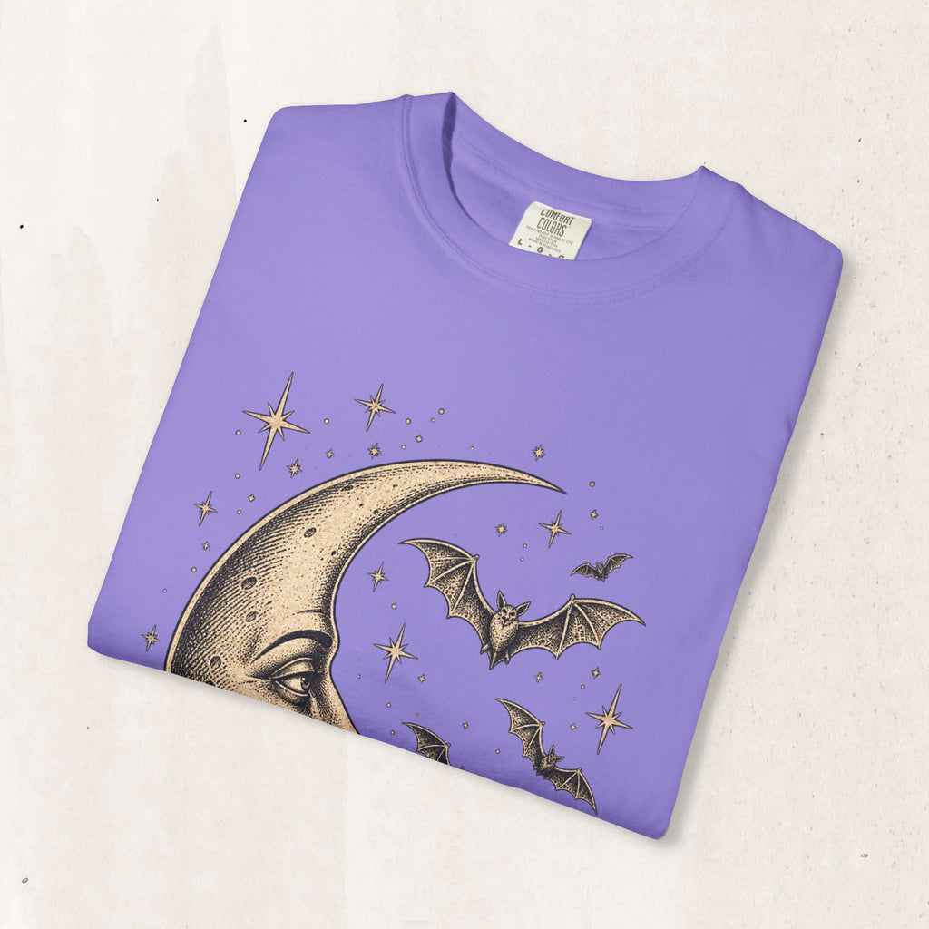 Crescent Moon & Bats Tee