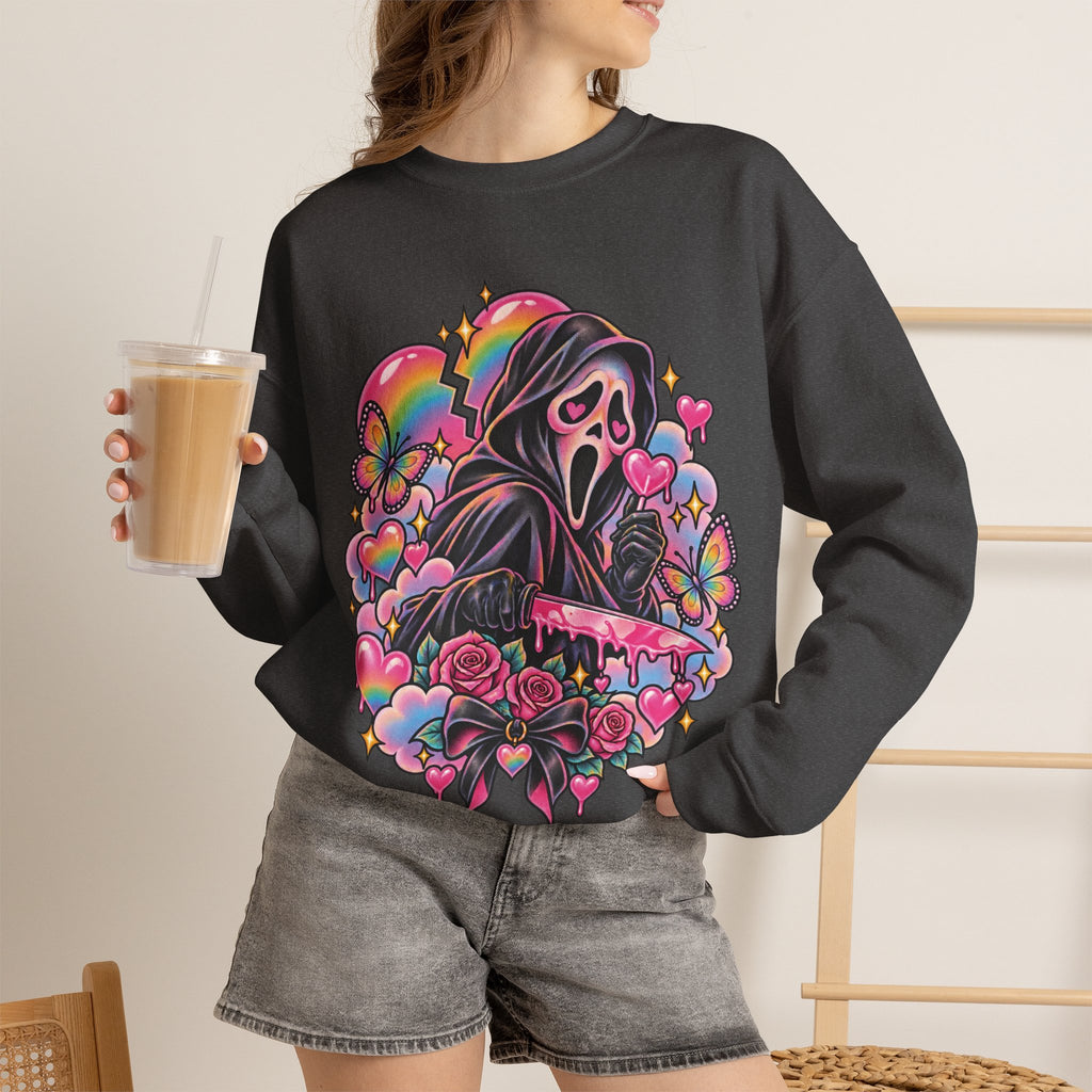 Ghostface Rainbow Crewneck Sweatshirt