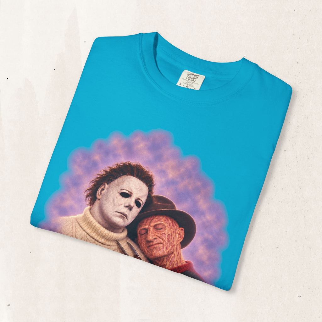Michael Myers & Freddy Kreuger 80's Portrait Tee