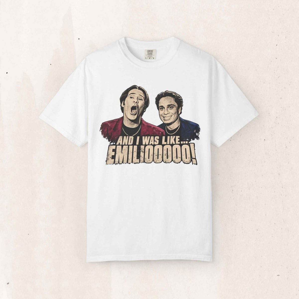 Night At The Roxbury 'And I Was Like... EMILOOOOO!' Tee – White