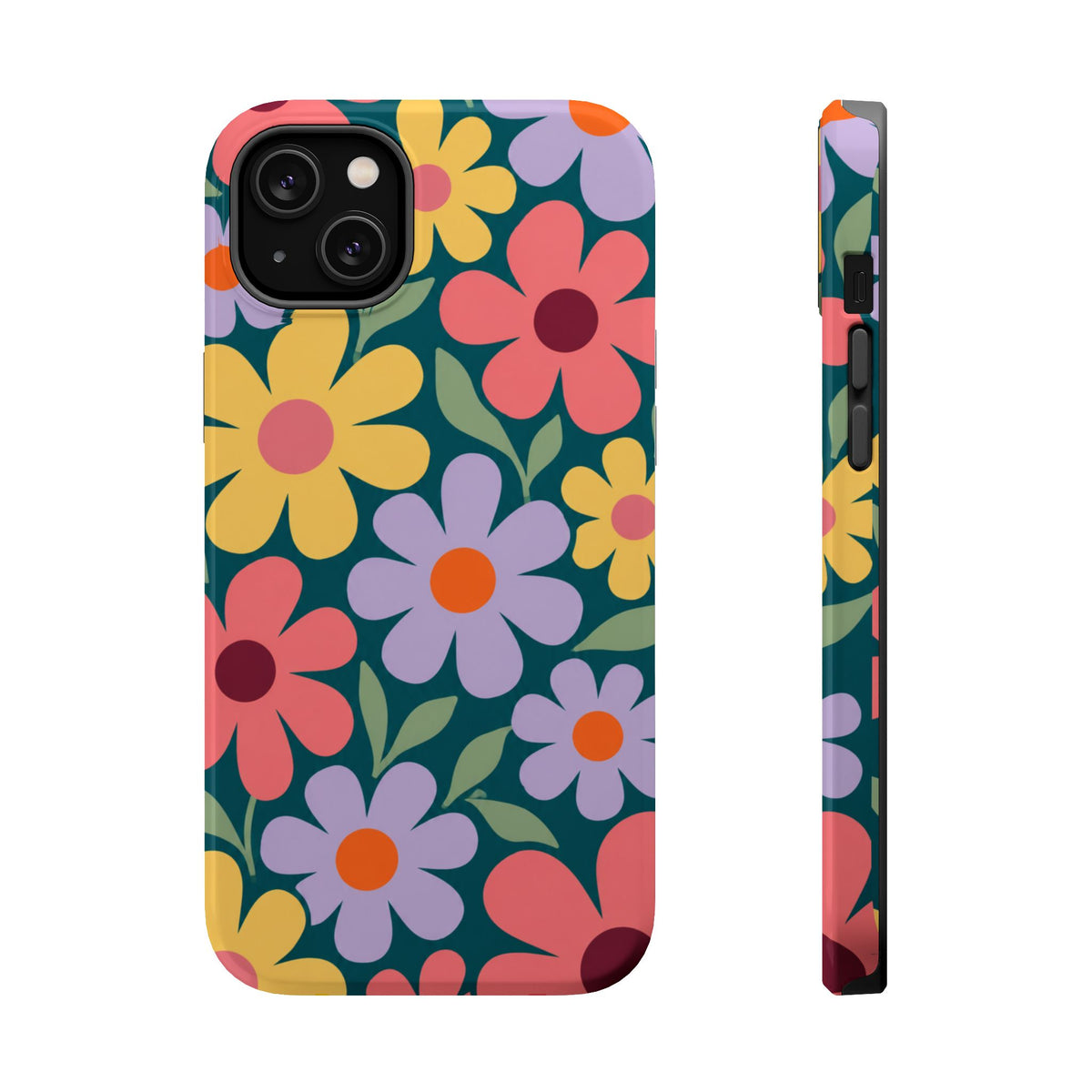 Retro Floral Phone Case, alternate view