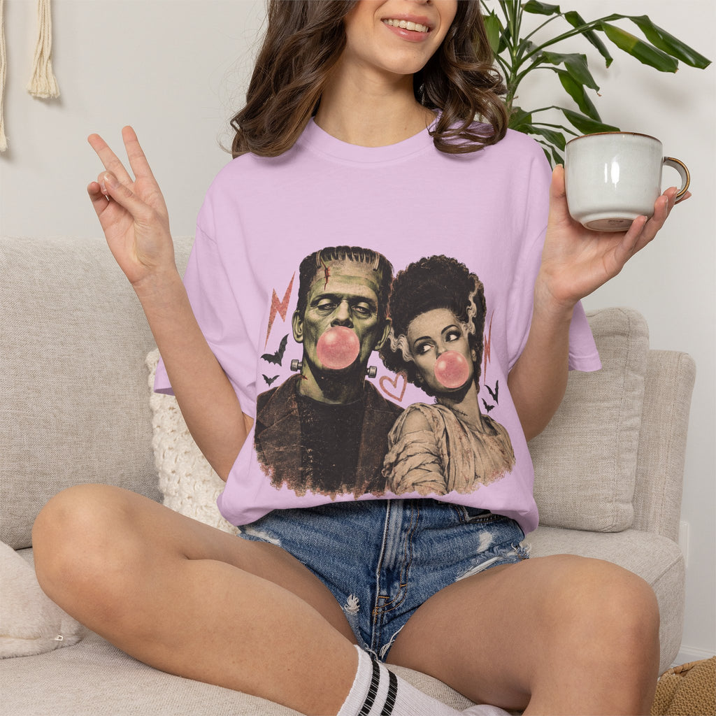 Frankenstein & Bride Bubblegum Vintage Tee