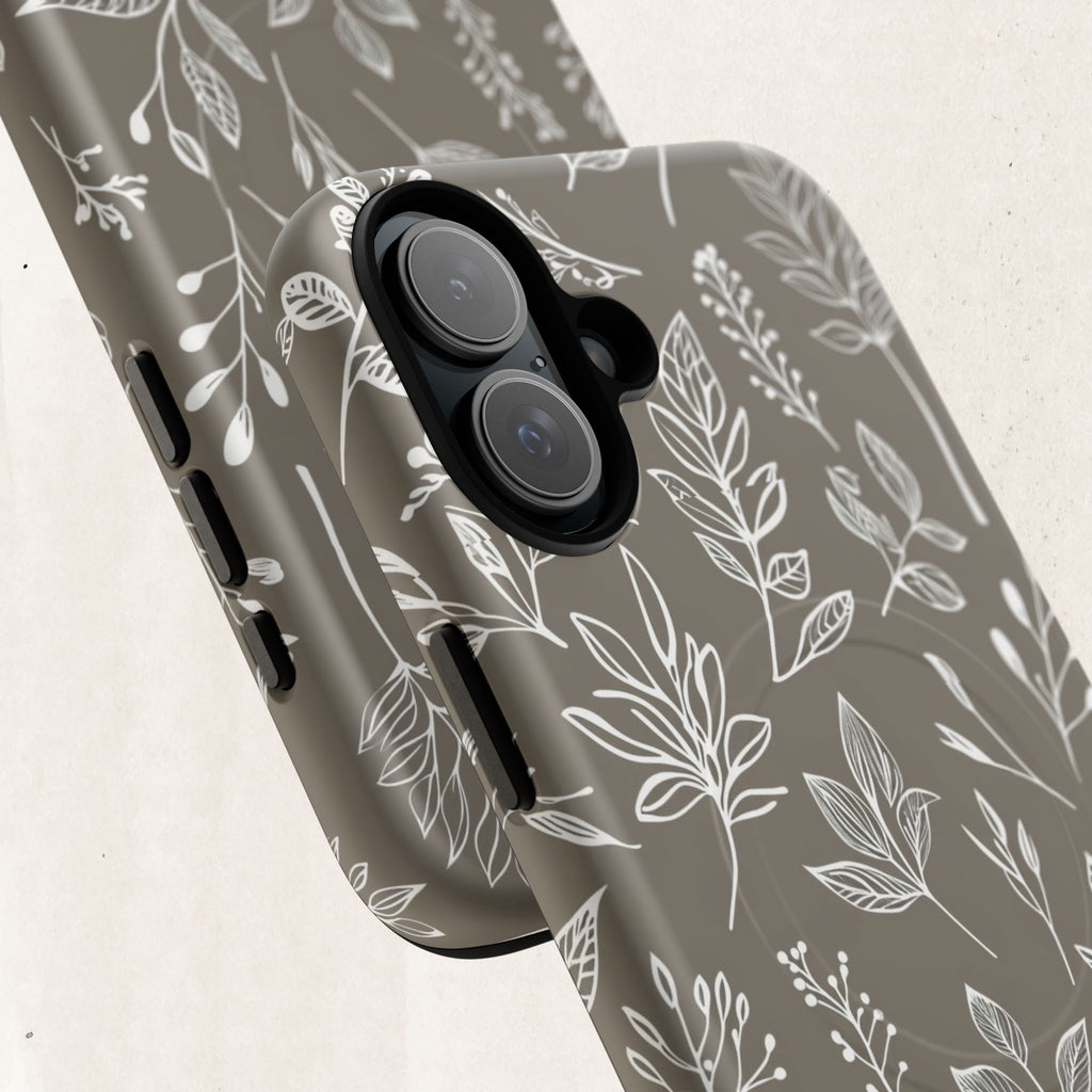 Botanical Leaf Tough Magnetic Phone Case