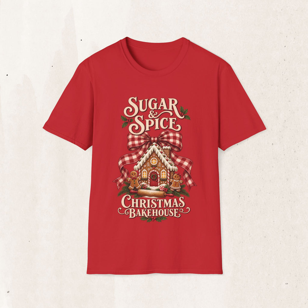 Sugar & Spice Gingerbread Christmas Tee